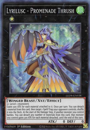 Lyrilusc - Promenade Thrush [LED8-EN038] Super Rare
