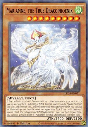 Mariamne, the True Dracophoenix [LED8-EN051] Common