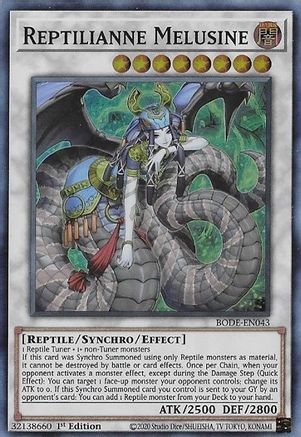 Reptilianne Melusine [BODE-EN043] Super Rare
