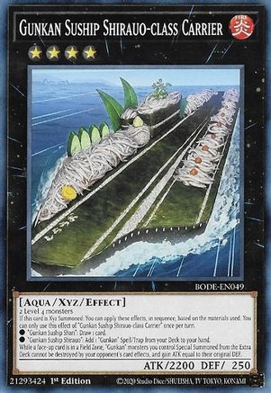 Gunkan Suship Shirauo-class Carrier [BODE-EN049] Common