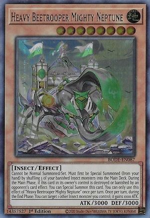 Heavy Beetrooper Mighty Neptune [BODE-EN087] Ultra Rare
