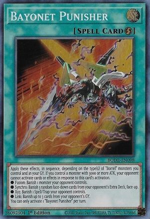 Bayonet Punisher [BODE-EN098] Super Rare