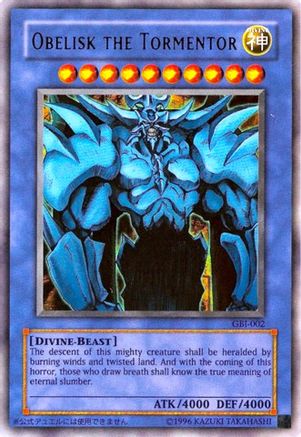 Obelisk the Tormentor (Ultra Rare) [GBI-002] Ultra Rare