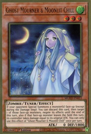 Ghost Mourner & Moonlit Chill [MGED-EN023] Gold Rare