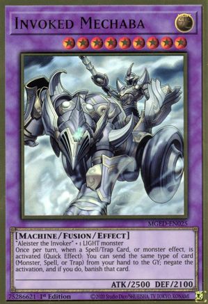Invoked Mechaba [MGED-EN025] Gold Rare
