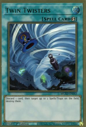 Twin Twisters [MGED-EN043] Gold Rare