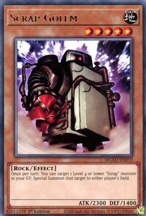 Scrap Golem [MGED-EN059] Rare