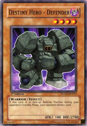 Destiny Hero - Defender [POTD-EN013] Common