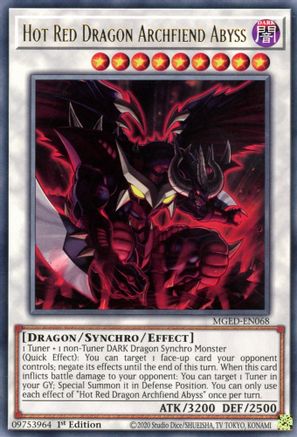 Hot Red Dragon Archfiend Abyss [MGED-EN068] Rare