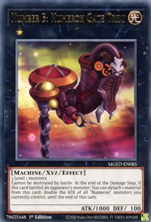 Number 3: Numeron Gate Trini [MGED-EN085] Rare