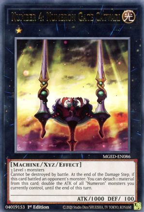 Number 4: Numeron Gate Catvari [MGED-EN086] Rare