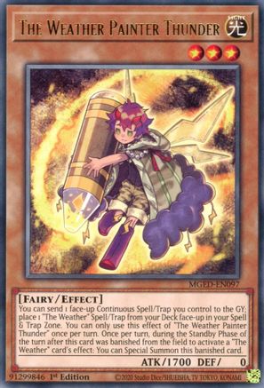 The Weather Painter Thunder [MGED-EN097] Rare