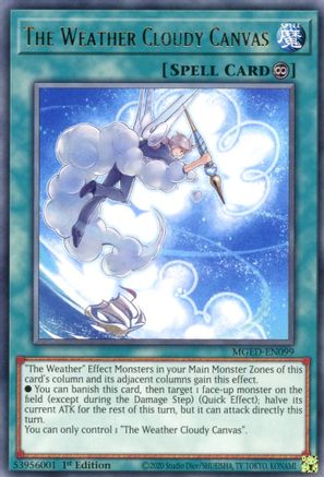 The Weather Cloudy Canvas [MGED-EN099] Rare
