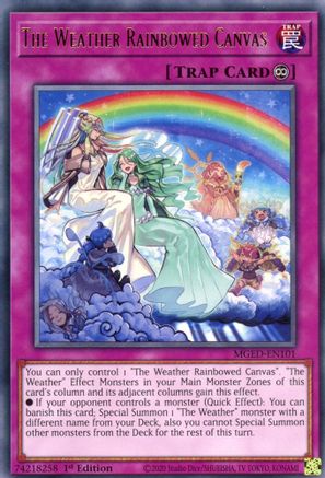 The Weather Rainbowed Canvas [MGED-EN101] Rare