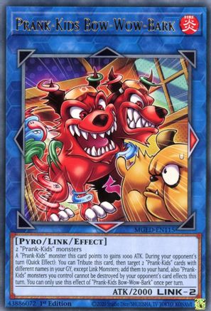 Prank-Kids Bow-Wow-Bark [MGED-EN115] Rare