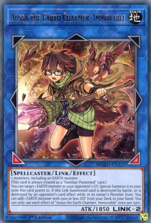 Aussa the Earth Charmer, Immovable [MGED-EN121] Rare