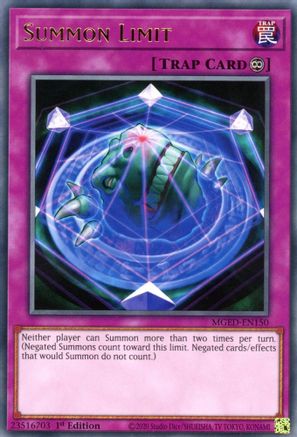 Summon Limit [MGED-EN150] Rare