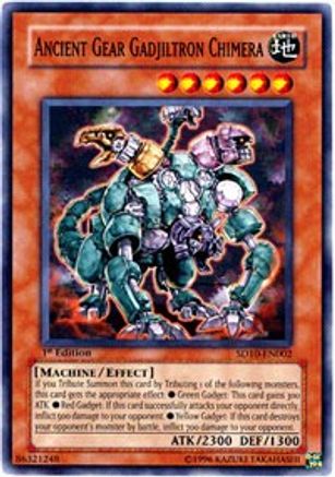 Ancient Gear Gadjiltron Chimera [SD10-EN002] Common