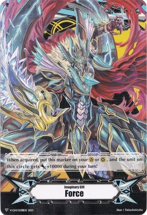 Imaginary Gift [Force] // [Imaginary Gift [Force II] Double-sided Gift Marker - Revenger, Raging Form Dragon (V-GM/0138EN) [Gift Markers]
