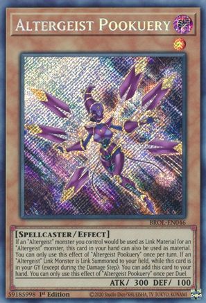Altergeist Pookuery [BROL-EN046] Secret Rare