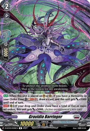 Gravidia Barringer (D-BT03/038EN) [Advance of Intertwined Stars]