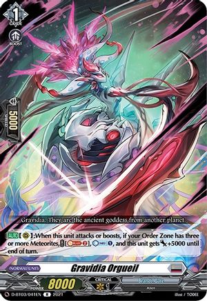 Gravidia Orgueil (D-BT03/041EN) [Advance of Intertwined Stars]