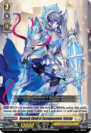 Heavenly Shield of Encompassment, Felicida (D-BT03/098EN) [Advance of Intertwined Stars]