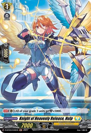 Knight of Heavenly Release, Hulp (D-BT03/H40EN) [Advance of Intertwined Stars]