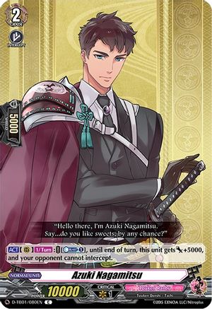 Azuki Nagamitsu (D-TB01/080EN) [Touken Ranbu: ONLINE 2021]
