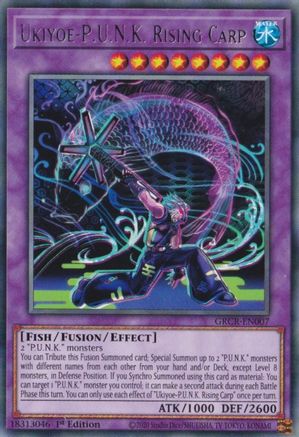 Ukiyoe-P.U.N.K. Rising Carp [GRCR-EN007] Rare