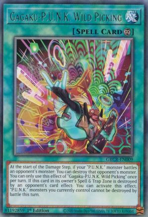 Gagaku-P.U.N.K. Wild Picking [GRCR-EN009] Rare