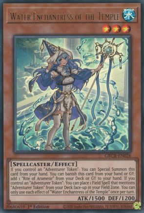 Water Enchantress of the Temple [GRCR-EN026] Ultra Rare