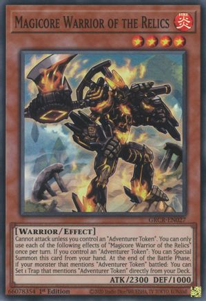 Magicore Warrior of the Relics [GRCR-EN027] Super Rare