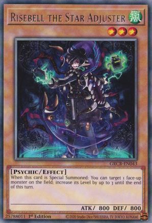 Risebell the Star Adjuster [GRCR-EN043] Rare