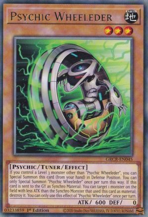 Psychic Wheeleder [GRCR-EN045] Rare