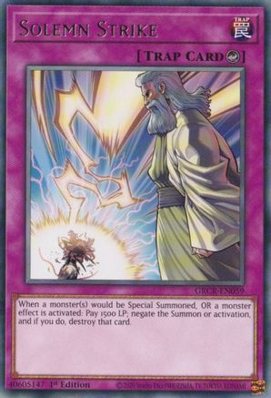Solemn Strike [GRCR-EN059] Rare