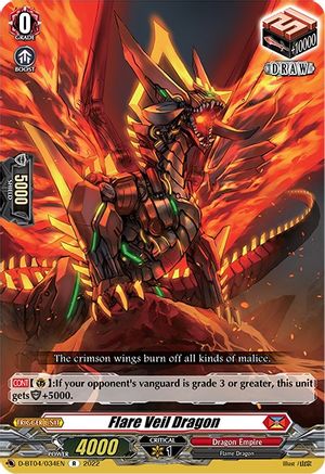 Flare Veil Dragon (D-BT04/034EN) [Awakening of Chakrabarthi]