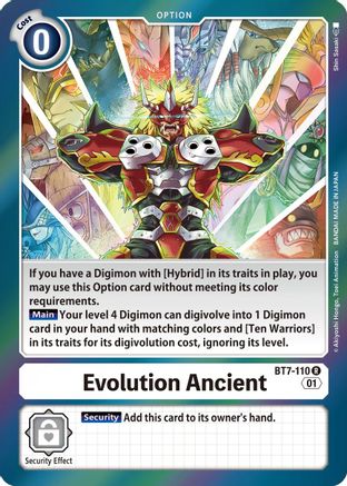 Evolution Ancient [BT7-110] [Next Adventure]