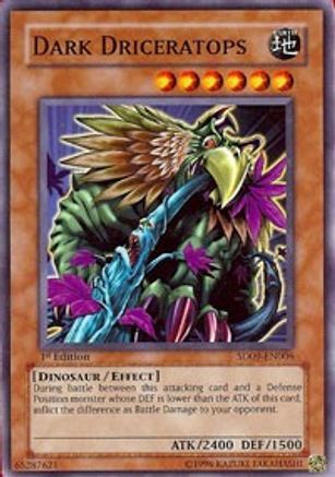 Dark Driceratops [SD09-EN006] Common