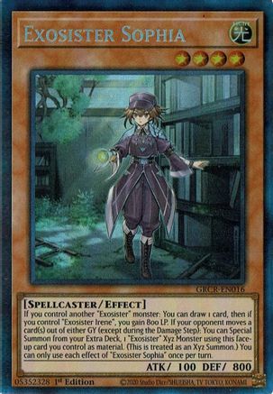 Exosister Sophia [GRCR-EN016] Collector's Rare