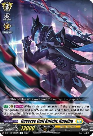 Reverse Coil Knight, Nuadha (D-BT04/049EN) [Awakening of Chakrabarthi]