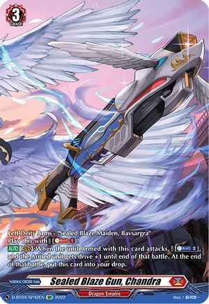 Sealed Blaze Gun, Chandra (D-BT04/SP42EN) [Awakening of Chakrabarthi]