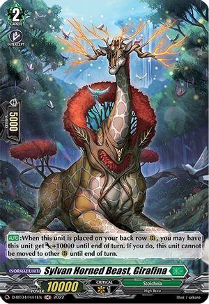 Sylvan Horned Beast, Girafina (D-BT04/H41EN) [Awakening of Chakrabarthi]