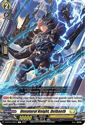 Unnatural Knight, Delbaeth (D-BT04/102EN) [Awakening of Chakrabarthi]