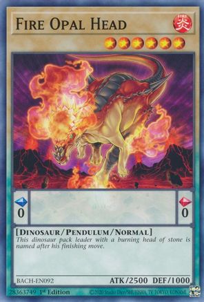 Fire Opal Head [BACH-EN092] Common