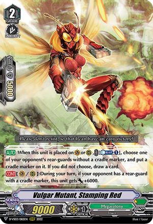 Vulgar Mutant, Stamping Red (D-VS03/082EN) [V Clan Collection Vol.3]