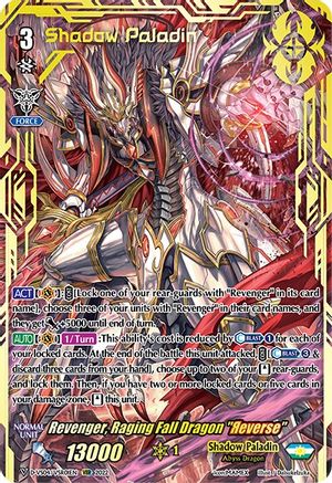Revenger, Raging Fall Dragon "Reverse" (D-VS04/VSR01EN) [V Clan Collection Vol.4]