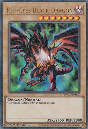 Red-Eyes Black Dragon (Duel Terminal) [HAC1-EN003] Parallel Rare