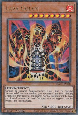 Lava Golem (Duel Terminal) [HAC1-EN008] Parallel Rare