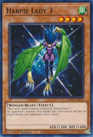 Harpie Lady 3 [HAC1-EN012] Common